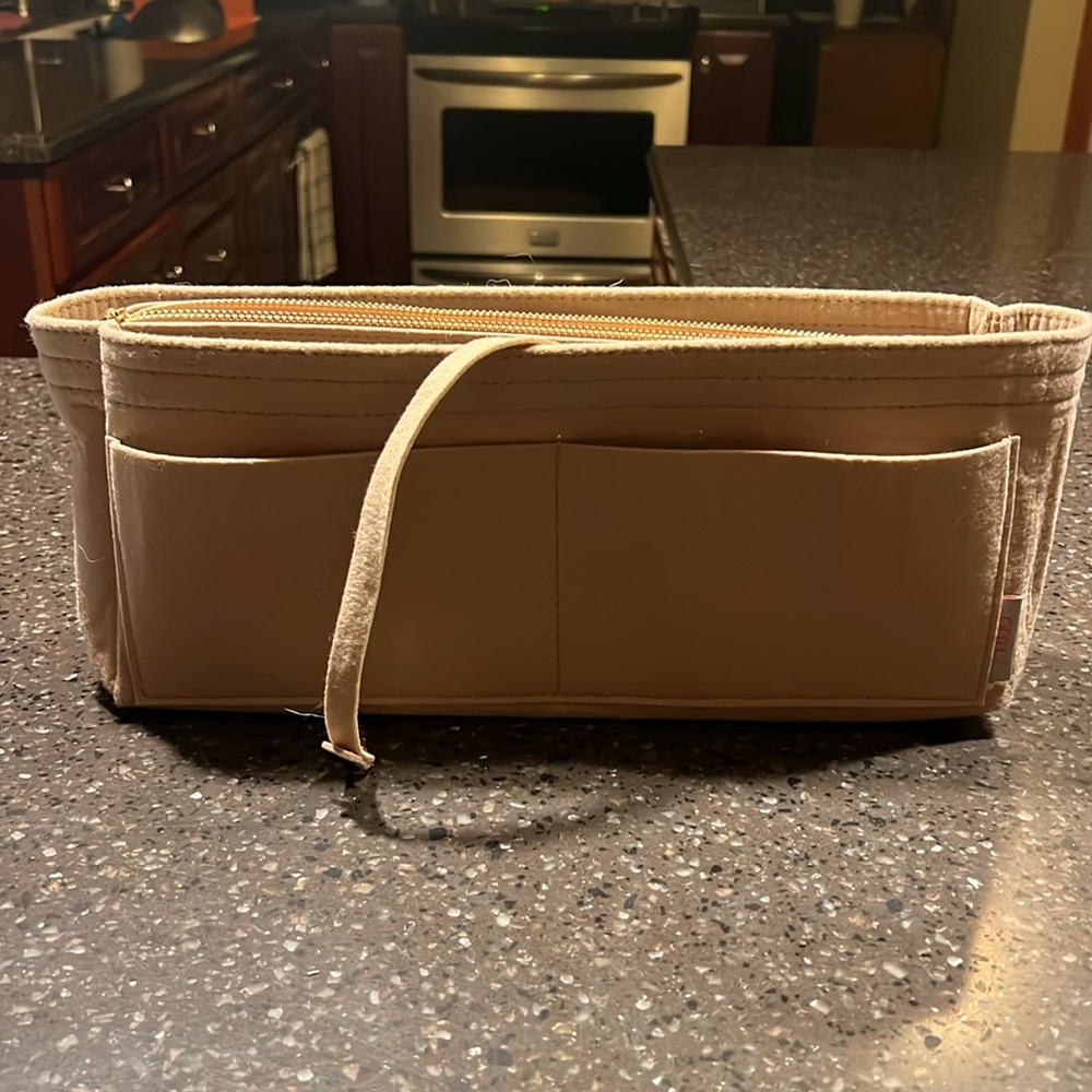 Beige Tote Organizer Insert - Picture 2 of 2
